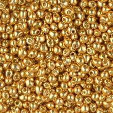 Miyuki drop beads 2,8mm Galvanized yellow gold DP28-1053